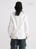 Tesco – costume Blazer tendance pour femmes, veste ajourée, manteau solide avec nœud, Streetwear, hauts de printemps 2024