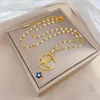 Anhänger Halsketten Zirkon Mond Stern Für Frauen Gold Farbe Edelstahl Bule Halskette Weihnachten Party Schmuck Geschenk Collier Femme