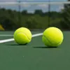 HappyFun Tennis Balls 10 Pack Training Tennis Balls Practice Balls high elasticity Pet Dog Playing Balls fit 240113