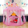 Tente pour enfants portable pour enfants tente jouets filles château de princesse Tipi Infantil maison pour enfants Vigvam Tipi bébé tente cadeaux 240113