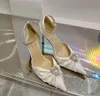 Wczesna wiosna wysokiej jakości oryginalne skórzane sandały projektanta kryształowego serca dekoracji damskiej stroju damskie sandały wieczorowe 35-40 z pudełkiem