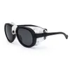 Kila -Seite Vorhaut Schnee polarisiert mit Leder 0090 Punkstil Sonnenbrille für Männer