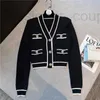 Designer jaquetas femininas 2023 casaco jaqueta slim-fit moletom jaqueta preto e branco manga longa casaco tamanho S-L 1AD5