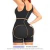 Minceur Shapewear pour les femmes post-partum contrôle du ventre corps Shaper bout à bout Body fermeture éclair buste ouvert entrejambe ouvert Corset Fajas 240113