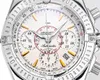 Luxo B01 Chronograph 45 Mens Watch 01 Movimento Automático 28800 vph Aço Inoxidável Sapphire Crystal Classic Relógio de Pulso 3 Cores Resistência à Água 50m