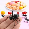 Forks 24PCS Reusable Ant Fork Fruit Toothpick Dessert Children And Party Accessories