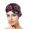 New Fashion Print Braid Hijab Cap for Ramadan Headscarf Indian Hat Muslim Fashion Head Wrap Women Turban Bandana Bonnet
