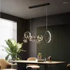Ljuskronor ledde klart glasbubbla hem inomhus taklampa levande kök ö restaurang bord designer belysning dekor