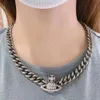 Choker Vivianeism Westwoodism Collier Punk Style Graziella Full Diamond Magnet P-Angle Collier