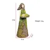 おとぎ話の森の女の子鳥の餌箱屋外庭園樹脂クラフト中庭の芝生彫像装飾妖精彫像鳥の餌240113