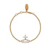Choker Vivianeism Westwoodism Necklace Quality Round Pearl Necklace Bracelet