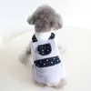 Hond Kleding Leuke Strik Jurk Voor Honden Mode Luxe Zomerkleding DropShip Maltese Chihuahua Outfit Groothandel Kleding