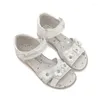 Sandalen 1 paar bloemenmeisje orthopedische steunzool binnen 15,8-19 cm kindermode kinderschoenen