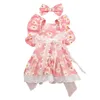 Dog Apparel Cozy Summer Dress Comfortable Cat Shirt Pet Clothes Breathable Bow-knot Puppy Skirt Costume