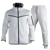 Мужской спортивный костюм Tech Fleece Sweatsuit UKdrill DripNSW Greenwig Толстовка из двух частей Дизайнерский комплект с женскими рукавами Куртка на молнии Размер брюк S M L XL XXL XXXL