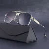 2023 New Steampunk Square Cut Edge Sunglasses Men's Fashion Shades