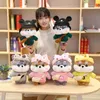 30cmの漫画素敵なShiba inu犬コスプレドレスドレスアップぬいぐるみおもちゃ詰めたかわいい動物の柔らかい枕ベイビーキッズの誕生日プレゼント240113