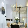 Pendelleuchten Nordic Wohnzimmer Kronleuchter Luxus Licht Amerikanischer Stil Retro Minimalismus Schlafzimmer Designer Kerze Esszimmerbeleuchtung