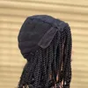 Ombre Caixa Vermelha Trançado S Para Mulheres Negras Resistente Ao Calor Crochet Kinky Twist Africano Sintético Curto Bob Trança Cabelo 240113