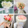 Clear Cellophane Wrap Roll For Gift Flower Bouquet Baskets Wrapping Arts Crafts Paper Flowers 240113