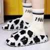 New Cow Shark Slippers Outdoor and Indoor Trendy Support Men's Summer Thick Sole Feet Stepping Feeling Slippers Outdoor Slippers