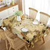 Stołowy tkanina nordycka marmurowy prostokątny biurko jadalny jadalny obrus kawy mata kuchenna bankiet minimalistyczny wystrój