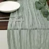 10pcsset Cheese Cloth Table Runner Rustykalny wystrój stołu ślubnego 90*300CM Boho Wedding Recept