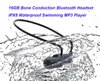 Earphones Wireless Bone Conduction Headset IPX8 Waterproof MP3 Headphones Bluetooth 16G MP3 Swimming Sports Earphones Music Player