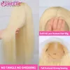 Synthetische Perücken Transparent 613 Honigblond Gerade 13x6 Spitze Frontal Echthaar Perücken Für Frauen Glueless Brasilianische Spitze Frontal Perücke Vorgezupft Q240115