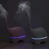 Humidificateurs Éléphant drôle DC5V USB diffuseur d'arôme diffuseur d'huile essentielle à ultrasons couleur LED Humidificador humidificateur d'air Portable FoggerL240115