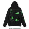 Designer-Luxus-Offe-Stil, trendiger Mode-Pullover, bemalter Pfeil, Krähenstreifen, lockerer Hoodie für Herren und Damen, lässige Harajuku-Pullover, Streetwear-Offes, weiß, PME5