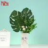 Decorative Flowers Artificial Green Cypress Tree Leaf Pine Needle Leaves Branch Christmas Wedding Decoration DIY Party Home Office Decor