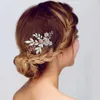 Tiaras novo cristal peals pentes de cabelo nupcial grampos de cabelo acessórios jóias de casamento artesanal feminino cabeça ornamentos headpieces para noiva