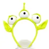 Alien Monster bandeau en peluche globe oculaire Robot bandeau enfants adultes Halloween fête Cosplay accessoires nouveauté mignon cadeau vert249H