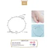 Trustdavis 925 Sterling Zilveren Mode CZ Maan Ster Armband Enkelbanden Voor Vrouwen Fijne Zilveren Sieraden Gift DA623240115