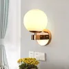 Wall Lamp Nordic Indoor Bedside Led Creative Bedroom Modern Minimalist Living Room Aisle Corridor Light (without Bulb)