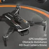 Grand drone pour éviter les obstacles, double caméra HD + GPS, décollage et retour à une touche, retour automatique, commutation haute/basse vitesse, mode sans tête, vol en orbite