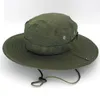 Berets Camouflage Tactical Bucket Hat Summer Men Boonie Outdoor UVProtection Wide Brim Panama Safari Hunting Hiking Fishing Sun Ca