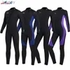 Swim Wear New 3mm wetsuit men's one-piece warm surf diving suit women's long-sleeved winter snorkeling swimsuit wetsuit men swimmingL240115