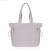 Ll fabriksdirekt 18l handväska yogapåse förvaring rese shopping stor kapacitet fällbar resa svart vit rosa violet o4cn