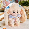 Kawaii Plush Cotton Doll Idol Stuffed Super Star Figure Dolls Cute Anime Long Rabbit Ears Star Doll Can Change Clothes Gift 240113