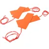 Tapis coussin chauffant tapis en Silicone caoutchouc de Silicone Orange 20W 12V 4 pièces pratique