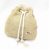 حقائب مدرسية Weysfor Summer Straw Bag Women Women Backpack Fashion Rucksack Weaved for Girls Mochila Travel Beach Lost