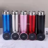 500ml Stainless Steel Smart Thermoses Water Bottle Leak Proof Double Walled Vacuum Flasks Keeps Cold Temperature Display 240115