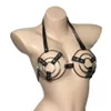 Donne sexy cinturino in pelle anello in metallo coppa aperta parte superiore del corpo imbracatura per il seno halter reggiseno top fetish gioco di ruolo costume punk232f