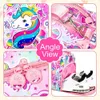 Kids Duffle Bag For Travel With Shoe Compartment Girls Gym Dance Ballet Weekender Overnight Unicorn Rainbow Mermaid Pink Purple 240115