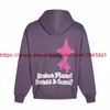 Erkek Hoodies Sweatshirt Mor İskelet Brooken Kalpler Kırık Gezegen Hoodie Erkek Kadın Yüksek Kaliteli Külot Büyük Boy Hoodedyolq