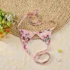 Cão vestuário maiô sling floral impressão sem mangas cães bikini praia vestir elegante macio filhote de cachorro banho para piscina