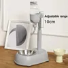 Tigela anti-ponta para cães com garrafa de água potável, dispensador automático de plástico, chaleira suspensa, recipiente de comida para gatos, suprimentos para animais de estimação 240113