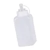 Garrafas de armazenamento Condimento Squeeze Molho Garrafa com tampa para casa cozinha restaurante 800ml branco